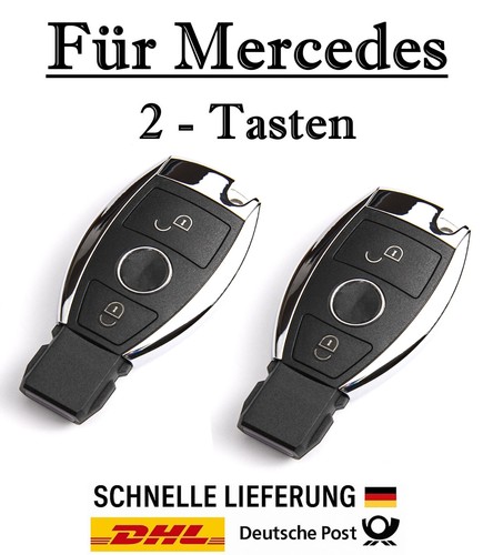 Chrom autoschlüssel - 2x,